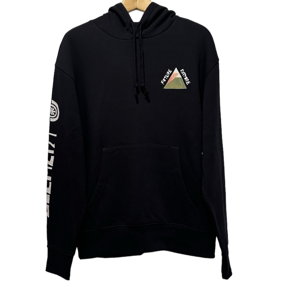 Element Hoodie Sweatshirt Mountain Stance Flint Black NWT Men’s Size Medium